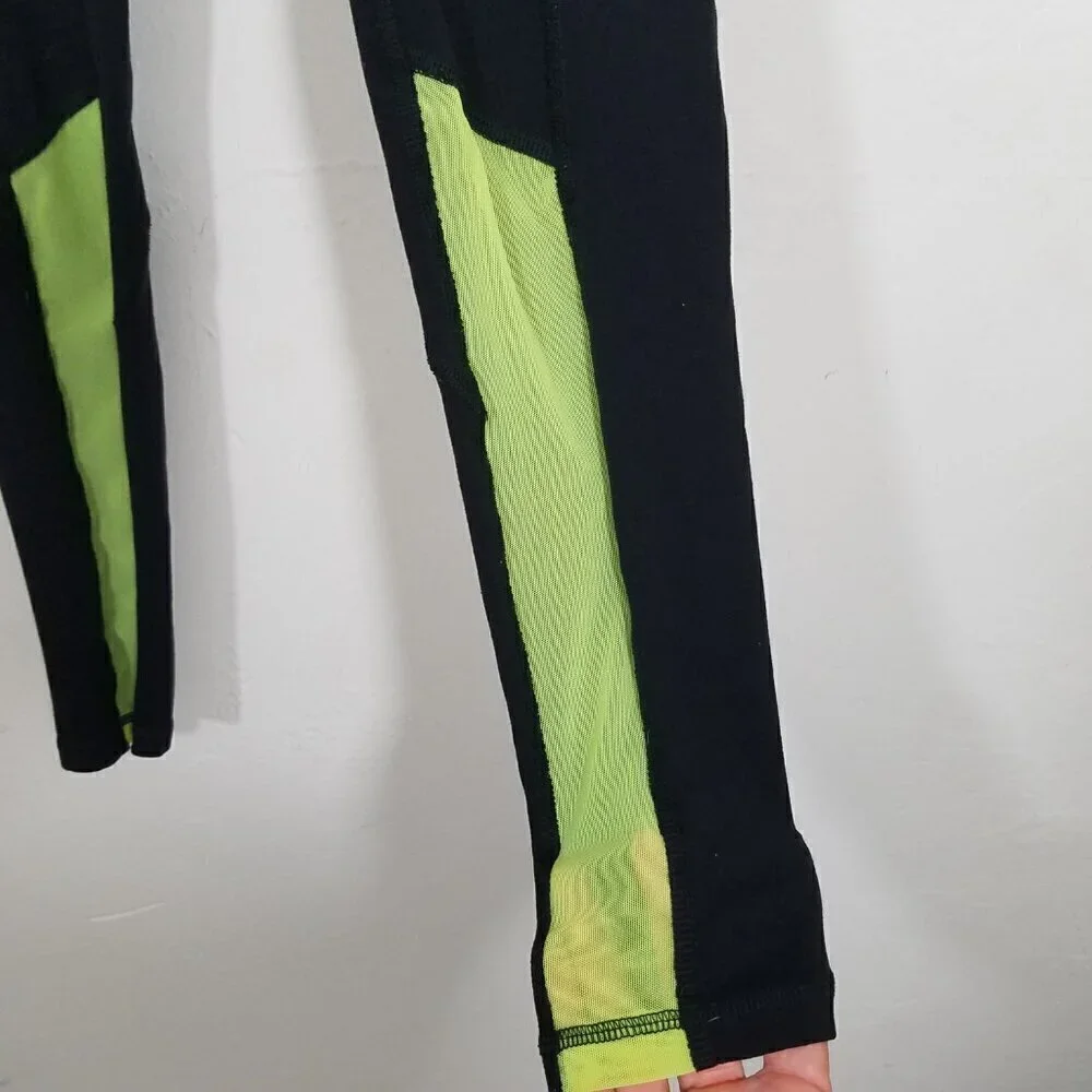 ALO Yoga Mesh Leggings‎ Black Size XS